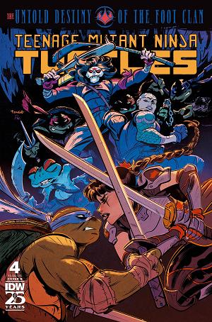 Tmnt Untold Destiny Of Foot Clan #4 CVR B TANGO cover
