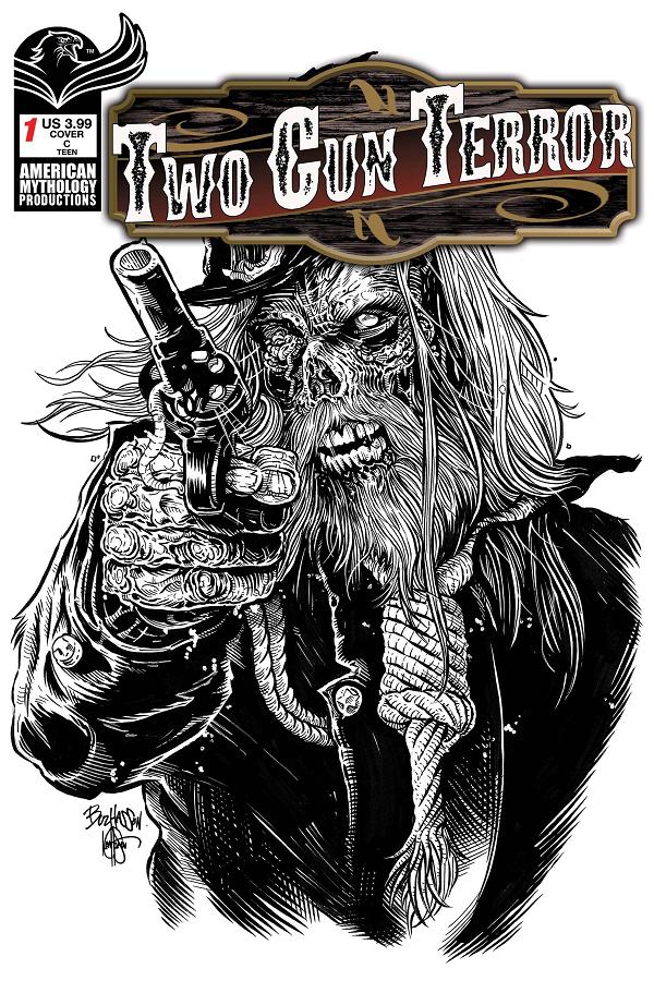 Two Gun Terror #1 CVR C DEAD SHERIFF HASSON cover