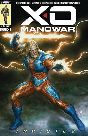 X-O Manowar Invictus #2 CVR B ALESSIO cover