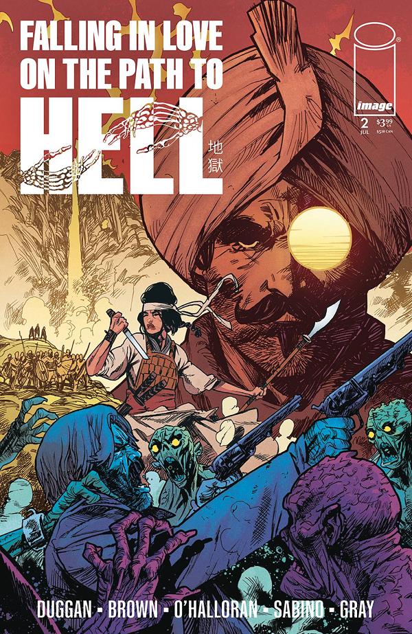 Falling In Love On Path To Hell #2 CVR A BROWN cover