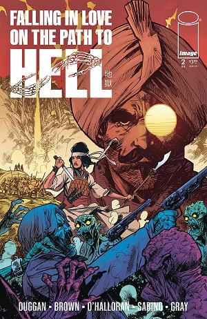 Falling In Love On Path To Hell #2 CVR A BROWN cover