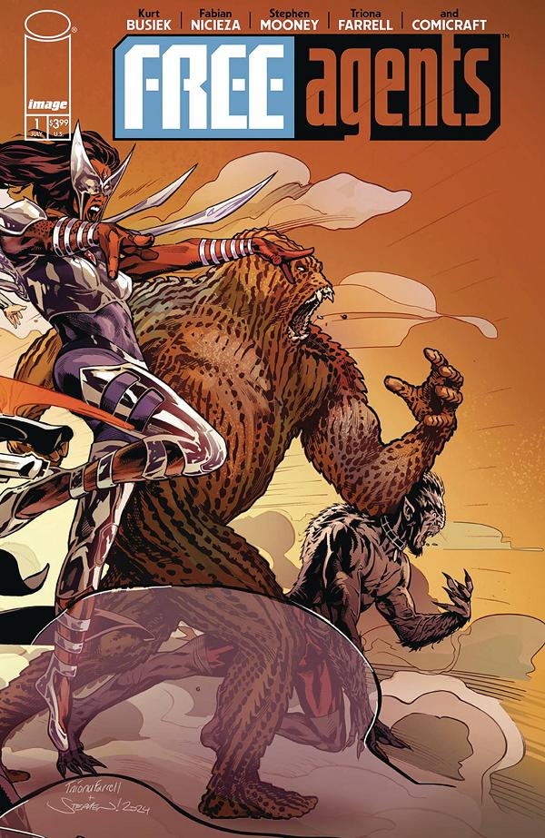 Free Agents #1 CVR A MOONEY cover