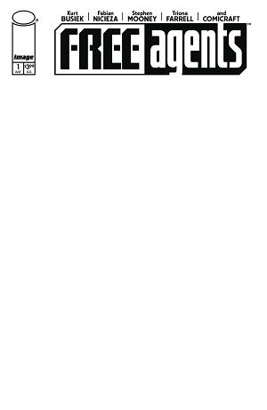 Free Agents #1 CVR C BLANK SKETCH cover
