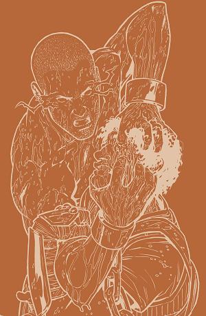 Brzrkr Fallen Empire Pen & Ink #1 CVR B CVR B SPOT UV cover