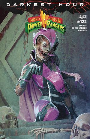 Mighty Morphin Power Rangers #122 CVR C DARK GRID cover