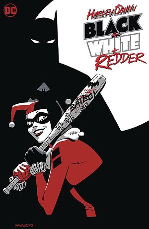 Harley Quinn Black White Redder cover