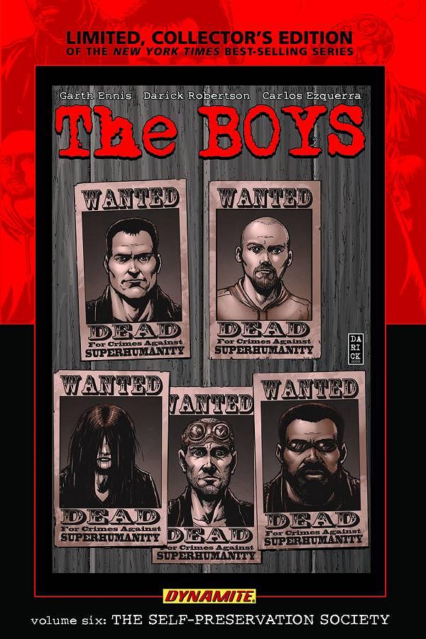 Boys Limited Edition Vol. 06 Self-Preservation Society cover by Darick Robertson