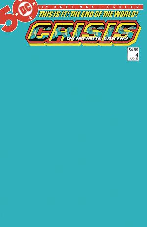 Crisis On Infinite Earths #4 CVR C BLANK V cover