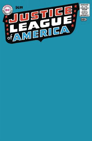 Justice League Of America #1 CVR C FACSIMILE CVR C BLANK cover