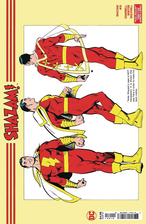 Shazam #13 CVR D GARCIA-LOPEZ ARTIST SPOTLIGHT WRAP CSV cover