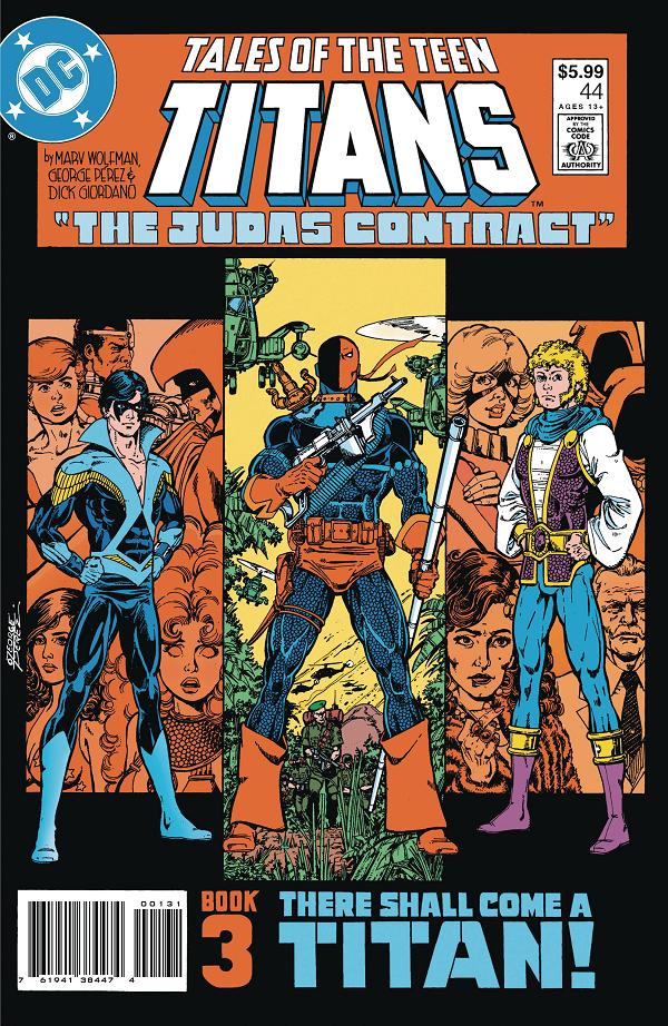 Tales Of The Teen Titans #44 CVR B FACSIMILE CVR B PEREZ FOIL cover