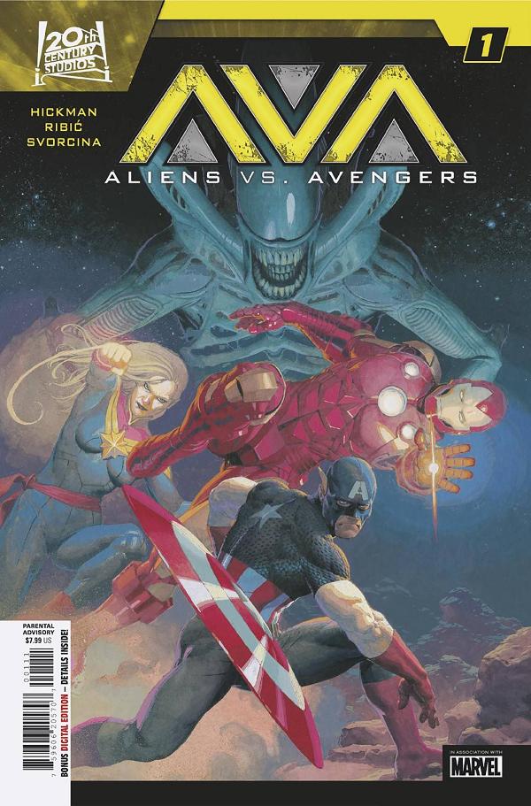 Aliens Vs Avengers #1 cover