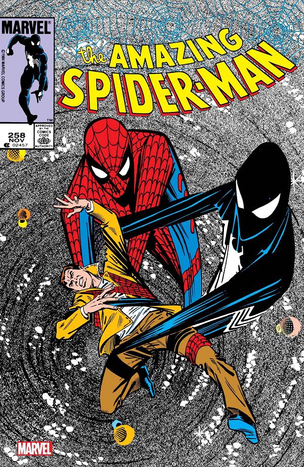 Amazing Spider-Man #258 cover by Ron Frenz