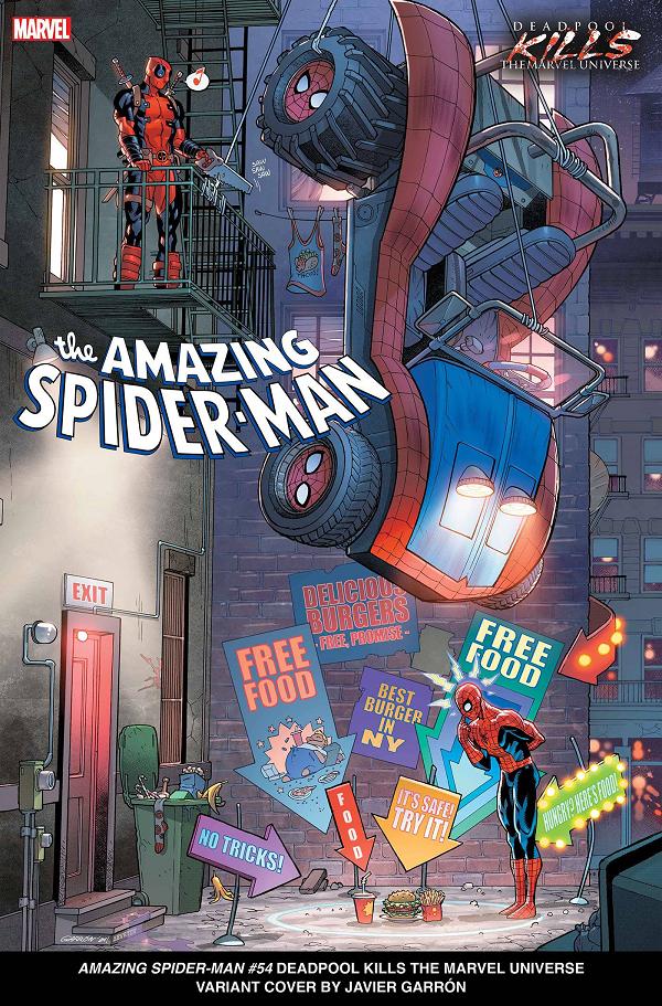 Amazing Spider-Man #54 variant cover by Garron
