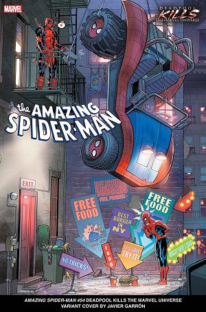 Amazing Spider-Man #54 DEADPOOL KILLS MARVEL UNIVERSE cover