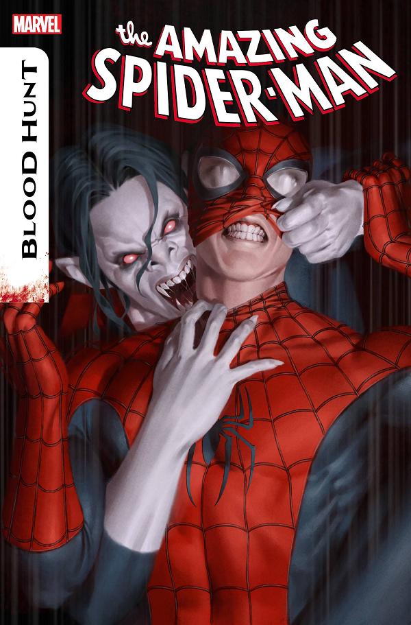 Blood Hunt: Amazing Spider-Man #3 variant cover by Jung-Geun Yoon