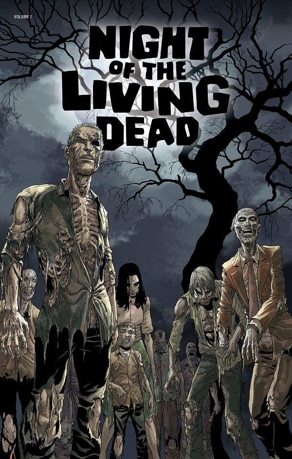 Night O/T Living Dead Sgn Vol. 01 cover by Jacen Burrows