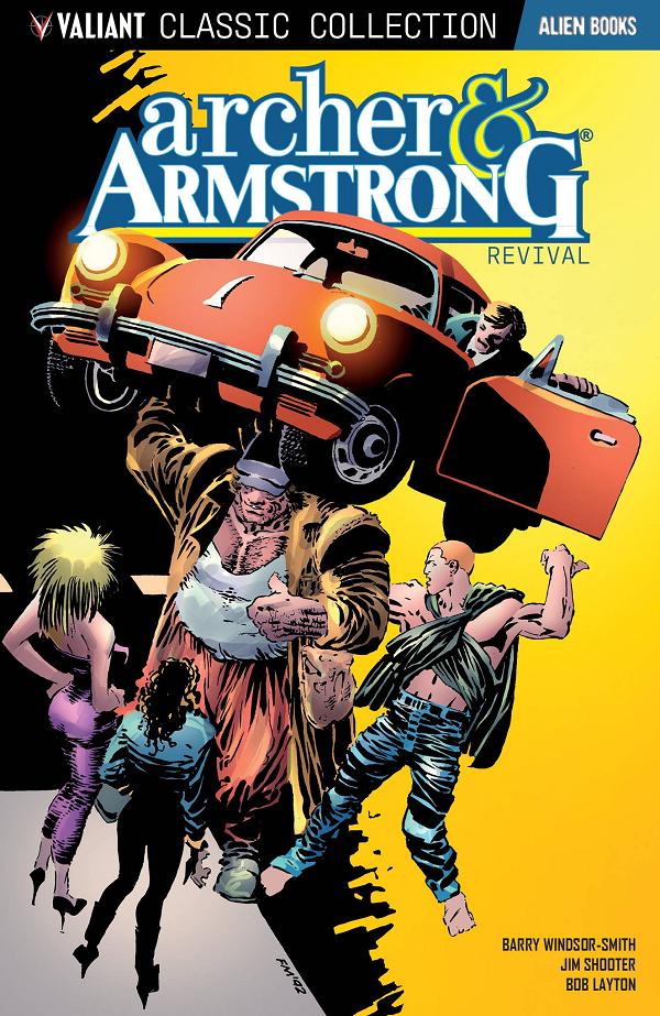 Valiant Classics Archer & Armstrong Revival cover by Frank Miller