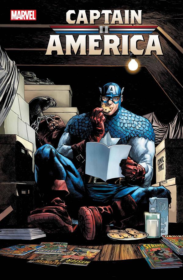 Captain America #11 variant cover by Humberto Ramos