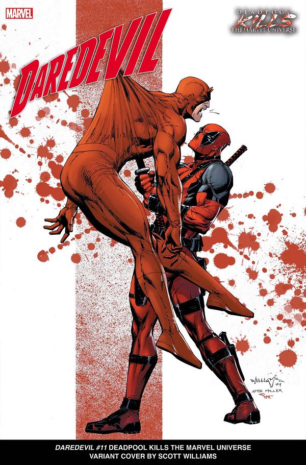 Daredevil #11 WILLIAMS DEADPOOL KILLS MARVEL UNIVERSE cover