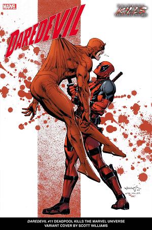 Daredevil #11 WILLIAMS DEADPOOL KILLS MARVEL UNIVERSE cover