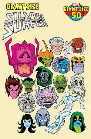 Giant-Size Silver Surfer #1 DAVE BARDIN DEADLY FOES cover