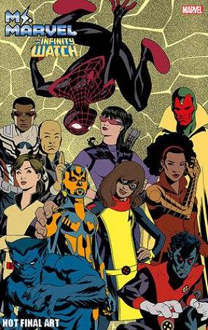 Ms. Marvel Annual #1 MIKE MCKONE INFINITY WATCH cover