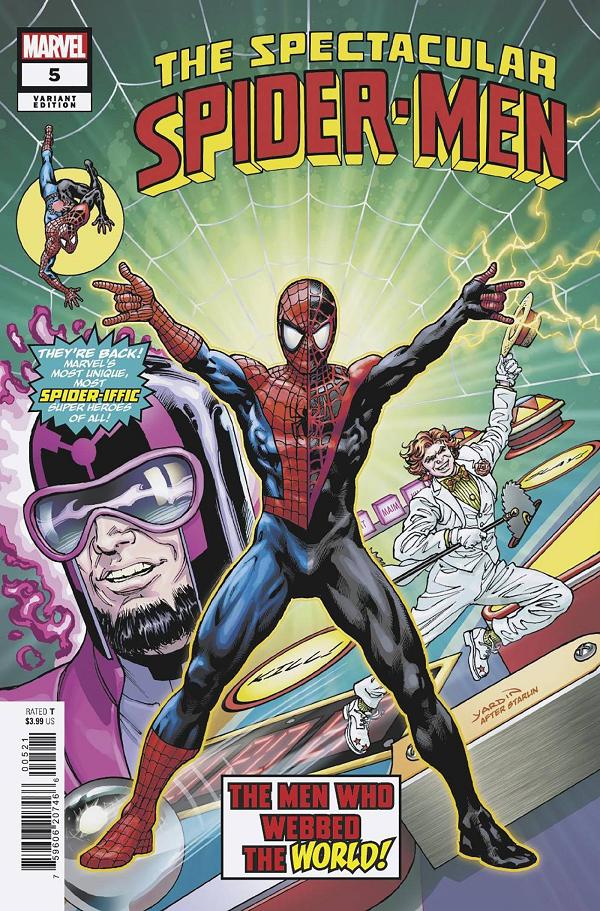 The Spectacular Spider-Men #5 variant cover by David Yardin