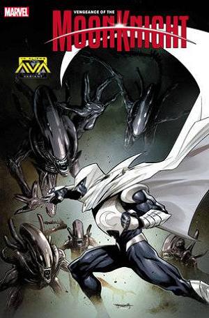Vengeance Of The Moon Knight #7 SEGOVIA MARVEL VS ALIEN cover