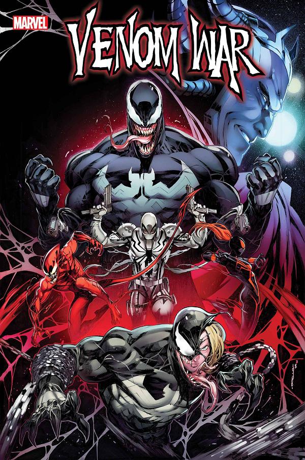 Venom War #1 cover by Iban Coello