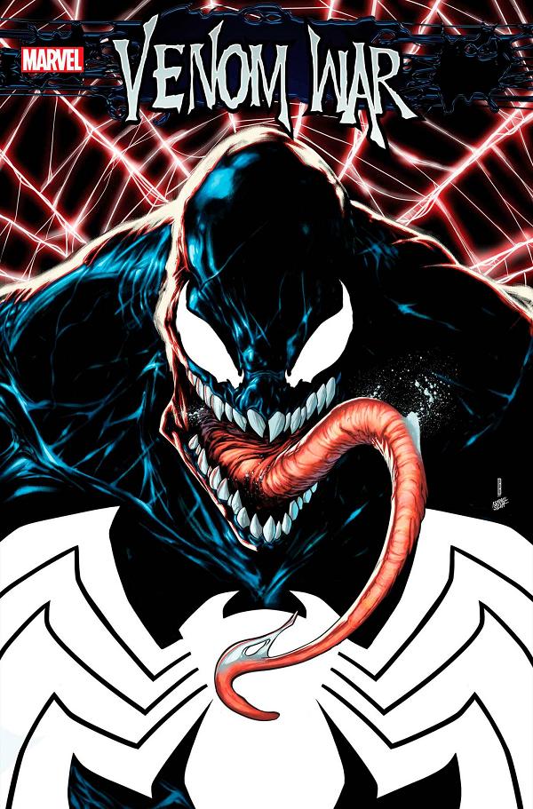 Venom War #1 variant cover by David Baldeon