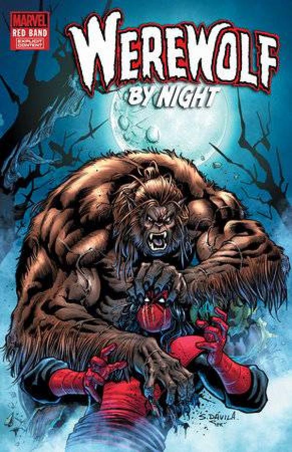 Blood Hunt: Werewolf By Night Red Band #1 SERGIO DAVILA cover