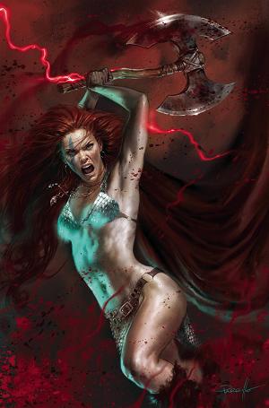 Red Sonja 2023 #12 CVR L PARRILLO LTD VIRGIN cover