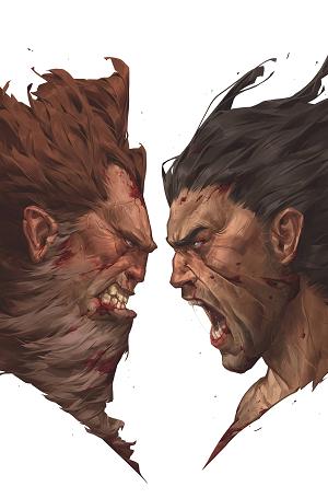 Barbaric Vs Deathstalker #1 CVR E CVR E GANAS FULL ART PREMIUM cover