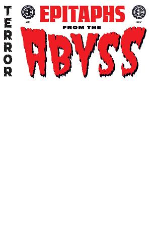 Ec Epitaphs From The Abyss #1 CVR E BLANK SKETCH (MR cover