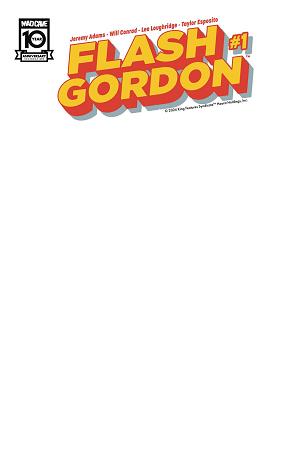 Flash Gordon #1 CVR D BLANK SKETCH cover
