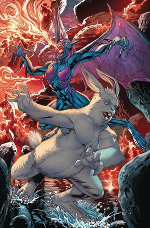 Man Goat & Bunnyman Beware The Pigman #1 CVR B VITORI cover