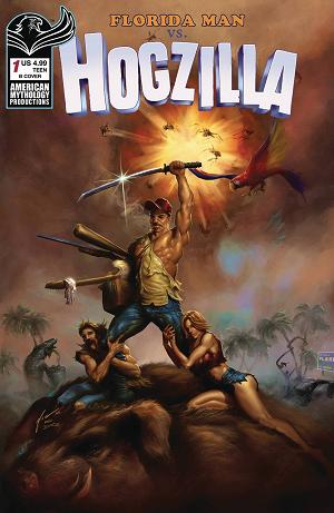 Florida Man Vs Hogzilla #1 CVR B HOMAGE ROGUE cover