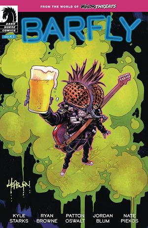 From World Of Minor Threats Barfly #2 CVR C FOIL HEPBURN cover