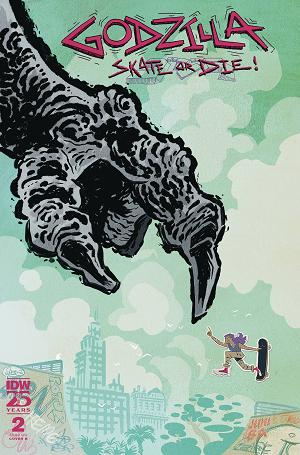 Godzilla Skate Or Die #2 CVR B BA cover