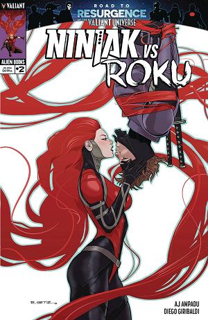 Ninjak Vs Roku #2 CVR B ORTIZ cover