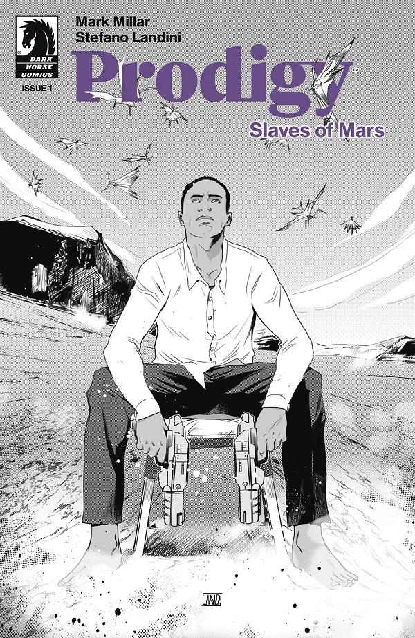Prodigy Slaves Of Mars #1 CVR B B&W LANDINI (MR) cover