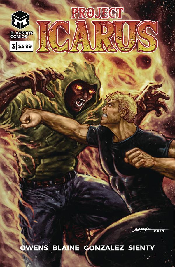 Project Icarus #3 cover by Patrick Blaine