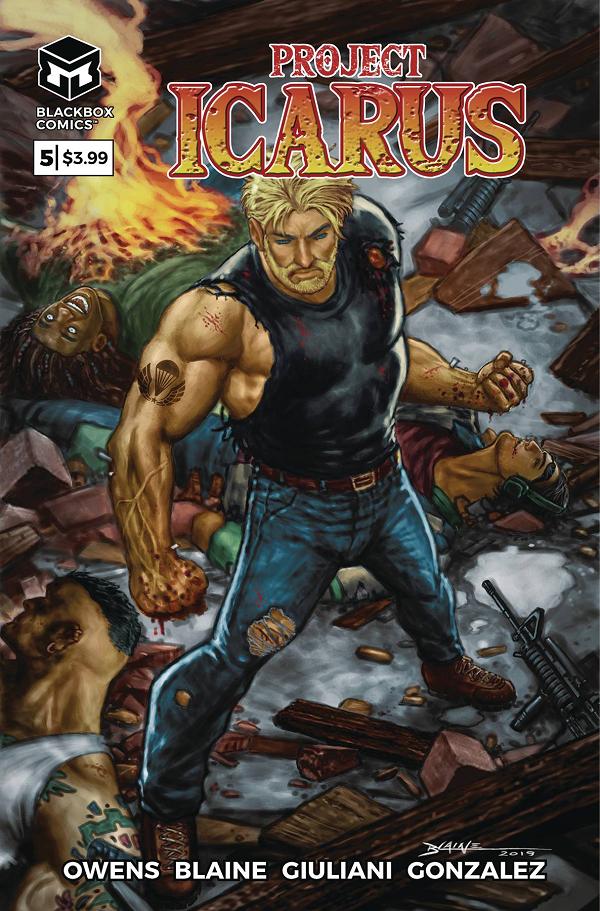 Project Icarus #5 cover by Patrick Blaine