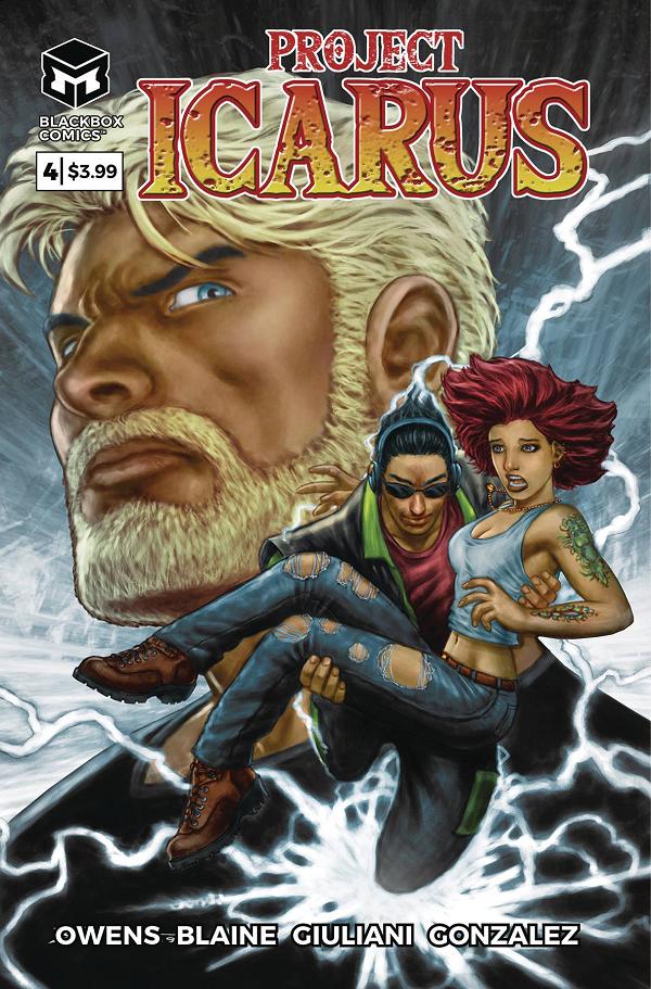Project Icarus #4 cover by Patrick Blaine