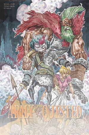 Quested #1 RIEGEL ARMY OF DARKNESS HOMAGE METAL cover