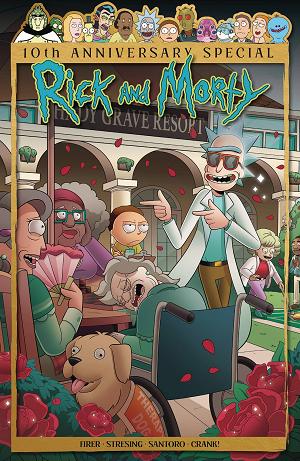 Rick And Morty 10Th Anni Special #1 CVR C BLAKE (MR) cover