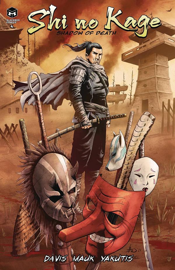 Shi No Kage #4 cover by Gus Mauk