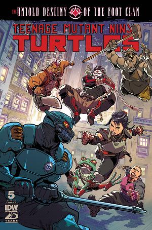 Tmnt Untold Destiny Of Foot Clan #5 CVR B MEDEL cover