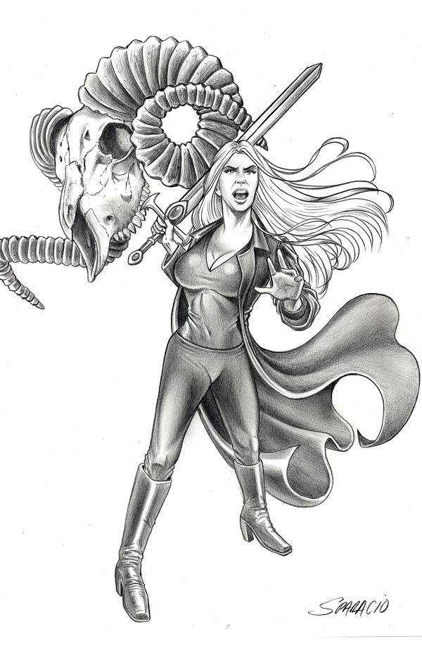 Witch Hammer #1 CVR D 1/100 B&W CENTURY cover